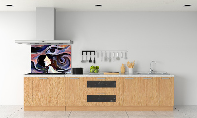 Splashback panel for kitchen Abstraction