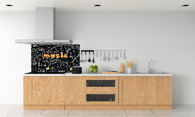 Cooker splashback Musical symbols