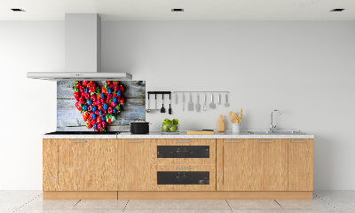 Cooker splashback Fruit heart