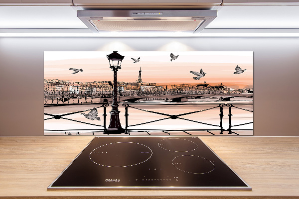 Cooker splashback Twilight in Paris