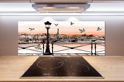 Cooker splashback Twilight in Paris