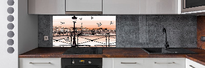 Cooker splashback Twilight in Paris