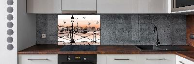 Cooker splashback Twilight in Paris