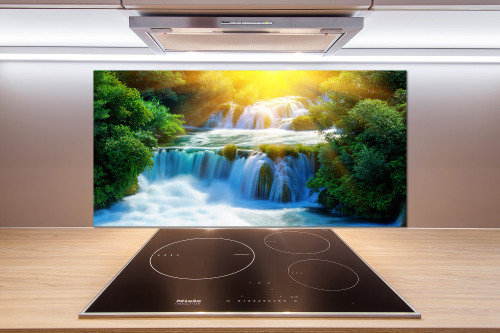 Cooker splashback KRKA waterfall