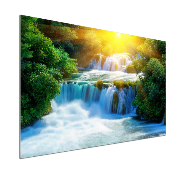 Cooker splashback KRKA waterfall