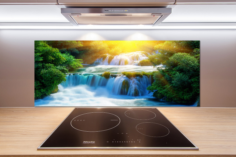 Cooker splashback KRKA waterfall