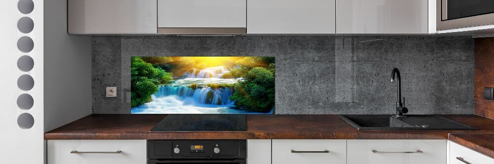 Cooker splashback KRKA waterfall