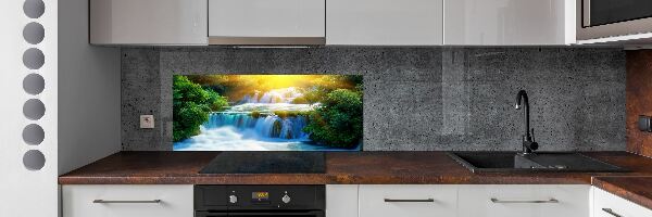 Cooker splashback KRKA waterfall