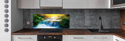 Cooker splashback KRKA waterfall