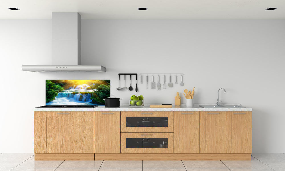 Cooker splashback KRKA waterfall