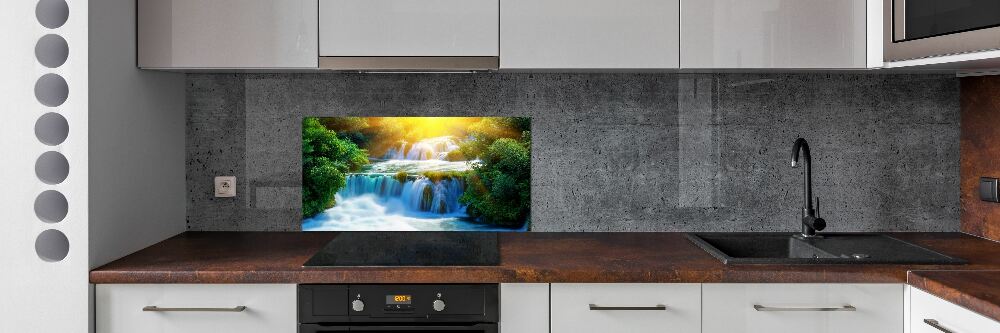 Cooker splashback KRKA waterfall