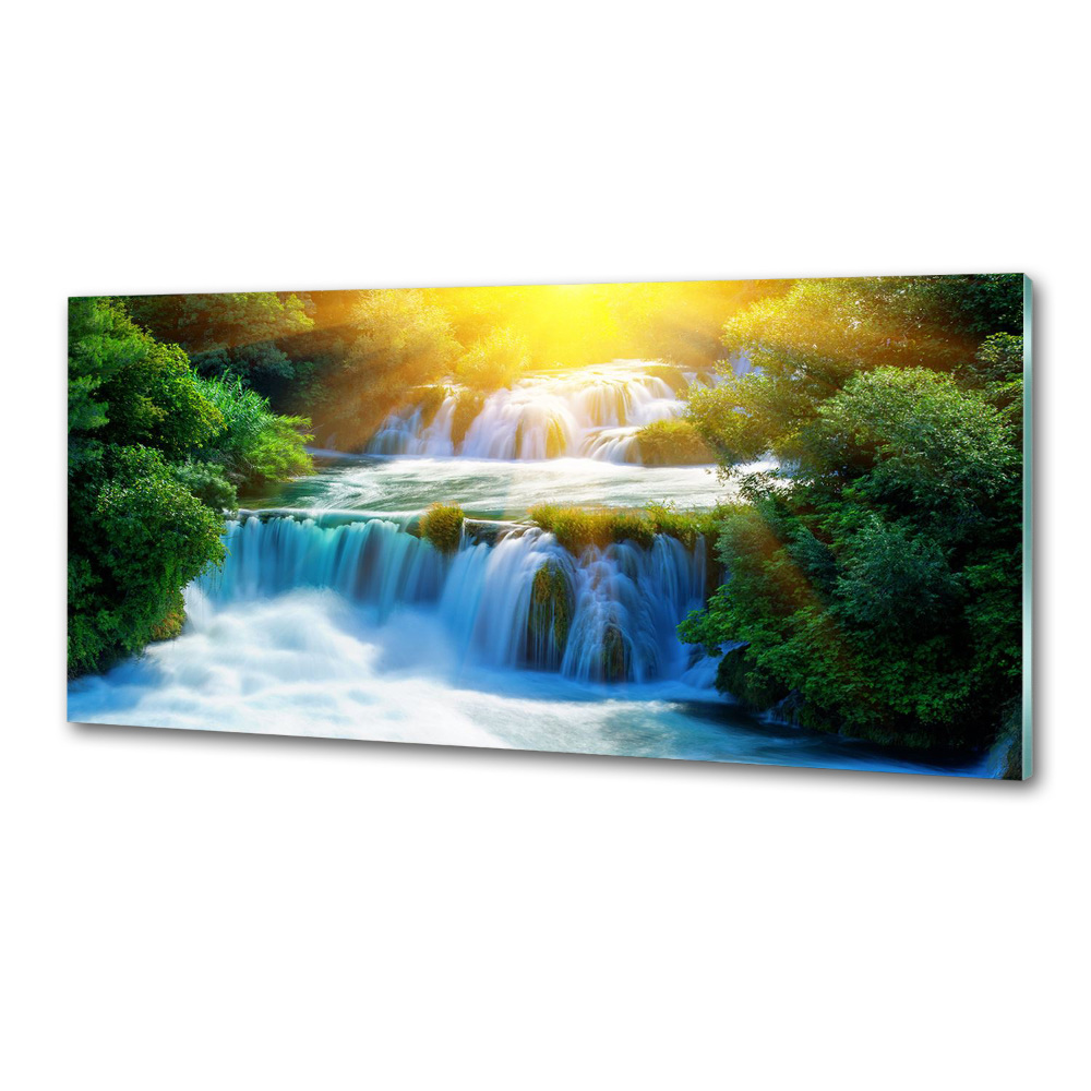 Cooker splashback KRKA waterfall