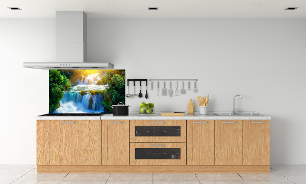 Cooker splashback KRKA waterfall