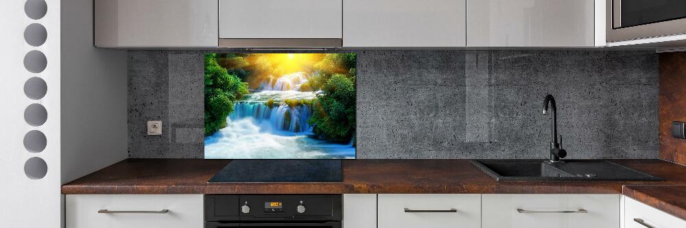 Cooker splashback KRKA waterfall