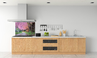 Cooker splashback Cherry blossoms