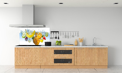 Cooker splashback Fruit underwater