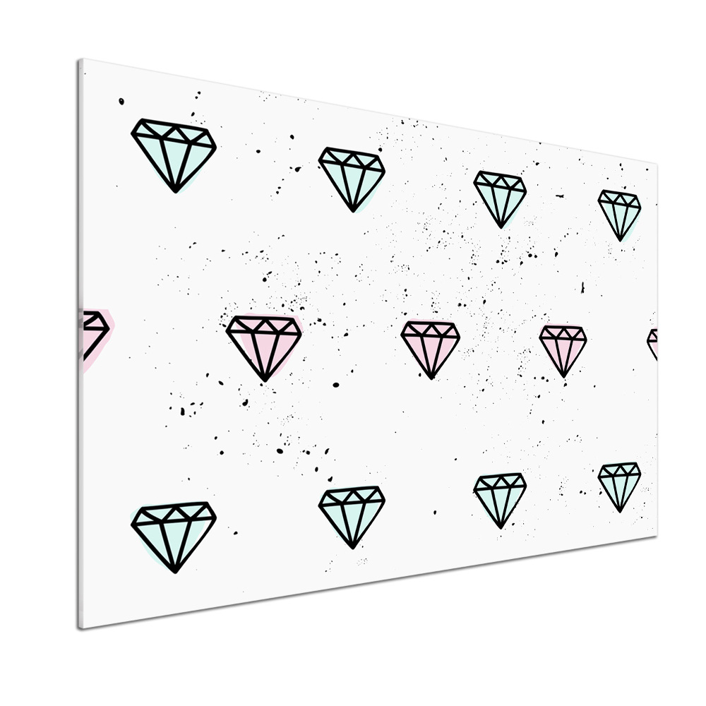 Kitchen splashback Diamonds