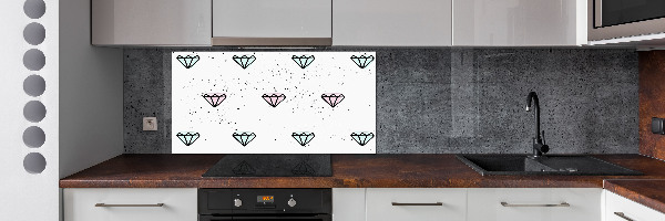 Kitchen splashback Diamonds