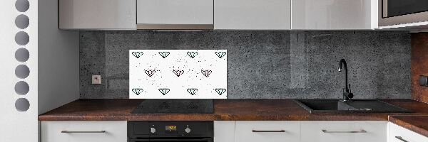 Kitchen splashback Diamonds