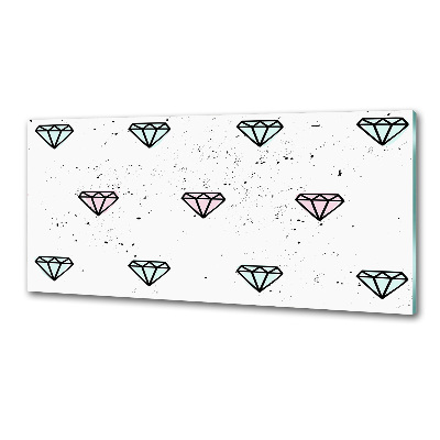 Kitchen splashback Diamonds