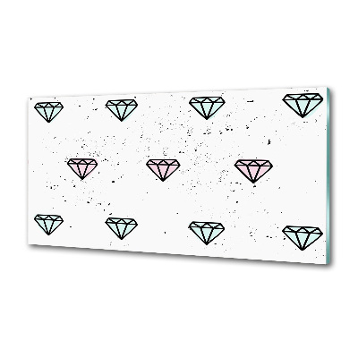 Kitchen splashback Diamonds