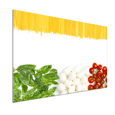 Cooker splashback Italian flag