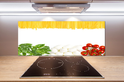 Cooker splashback Italian flag