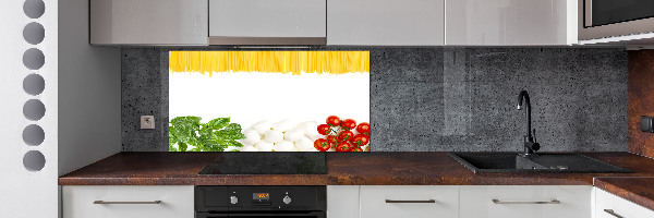 Cooker splashback Italian flag