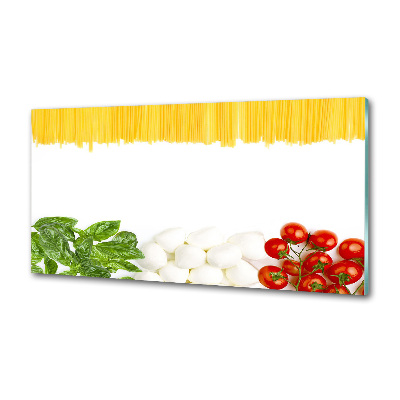 Cooker splashback Italian flag