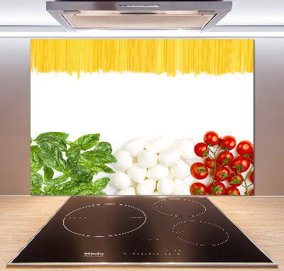 Cooker splashback Italian flag