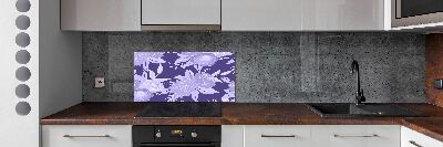 Cooker splashback Floral pattern