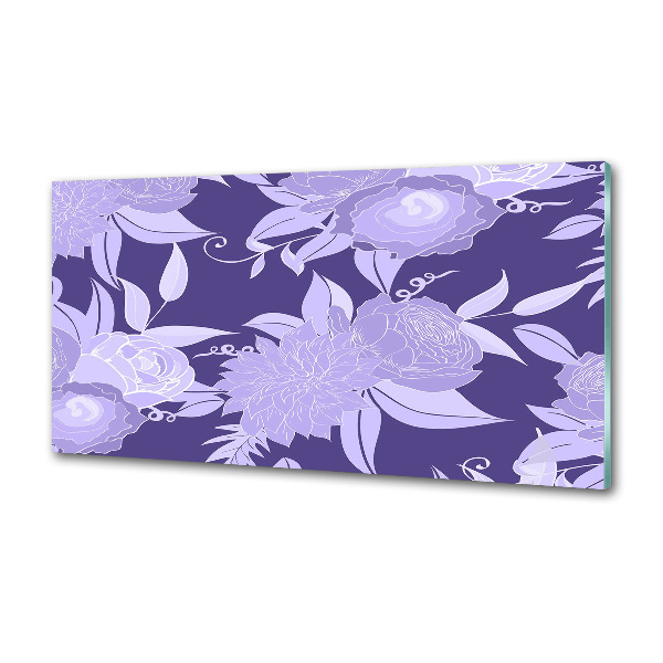 Cooker splashback Floral pattern