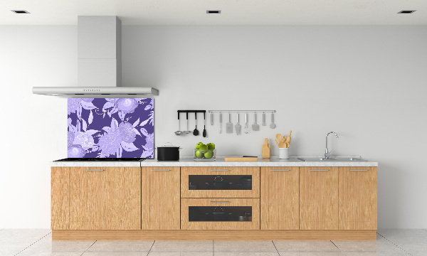 Cooker splashback Floral pattern