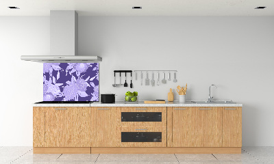 Cooker splashback Floral pattern