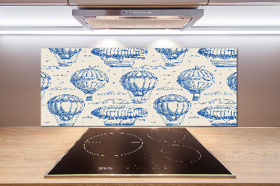 Glass splashback Balloons and controls