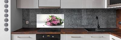 Hob splashback Bouquet of roses