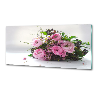 Hob splashback Bouquet of roses