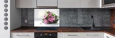 Hob splashback Bouquet of roses