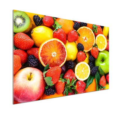 Cooker splashback Colorful fruit