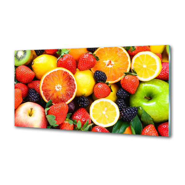 Cooker splashback Colorful fruit