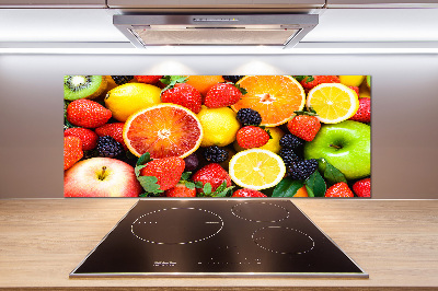 Cooker splashback Colorful fruit