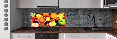 Cooker splashback Colorful fruit