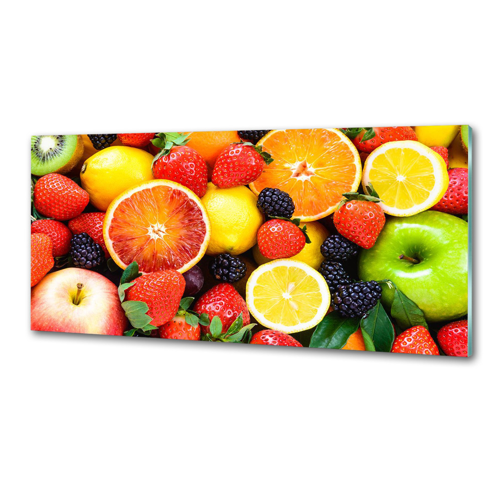 Cooker splashback Colorful fruit