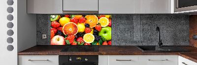 Cooker splashback Colorful fruit