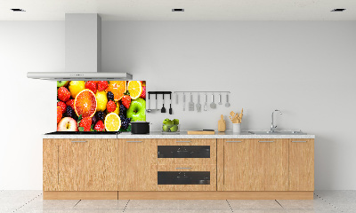 Cooker splashback Colorful fruit