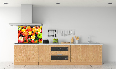 Cooker splashback Colorful fruit