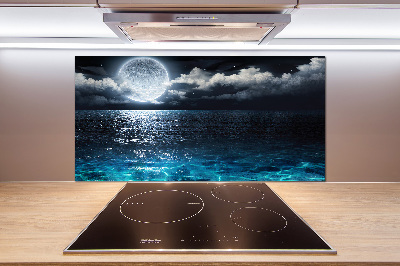 Cooker splashback full moon