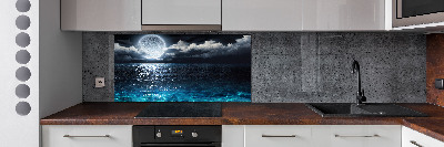 Cooker splashback full moon