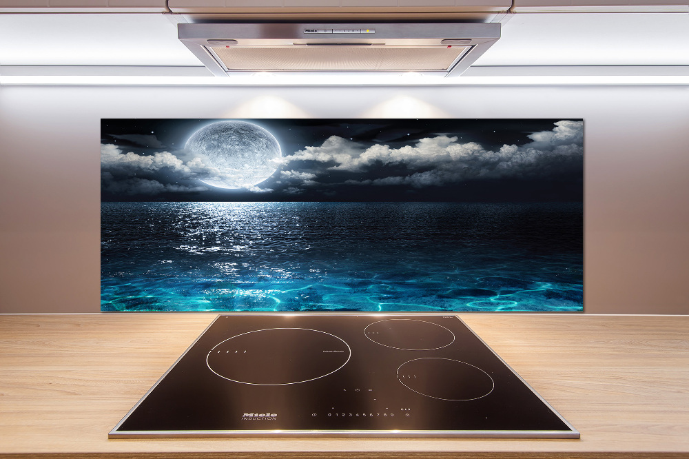 Cooker splashback full moon