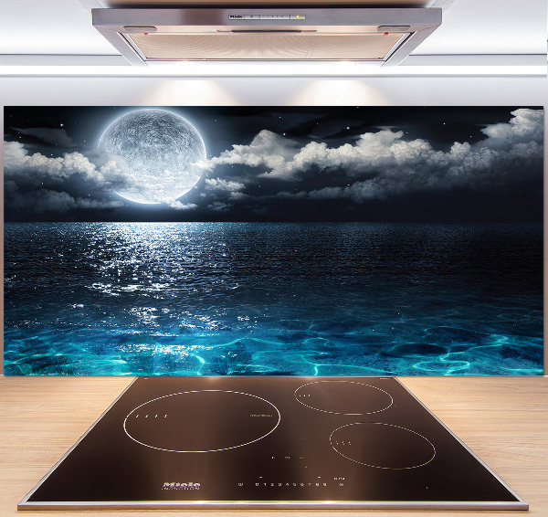 Cooker splashback full moon